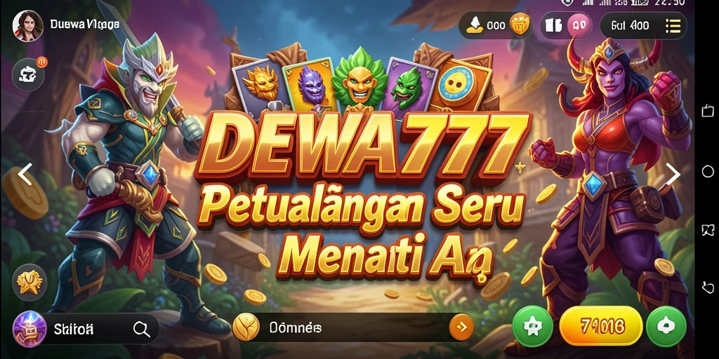 Gameplay seru dan grafik memukau di DEWA777.