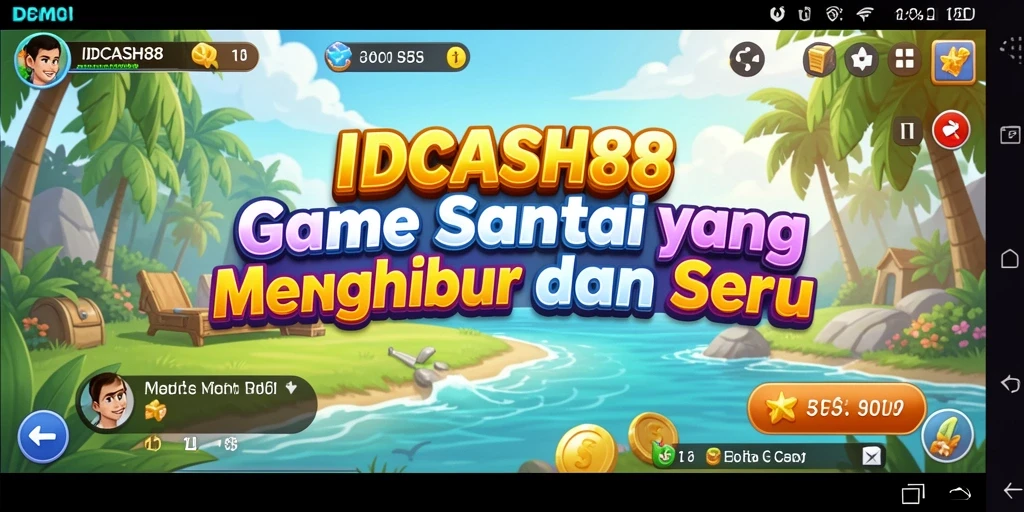 Tangkapan layar gameplay IDCASH88 menampilkan keseruan bermain game Casual.