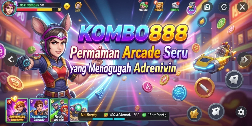 Tampilan gameplay seru dari KOMBO88 dengan aksi cepat dan tantangan menarik.