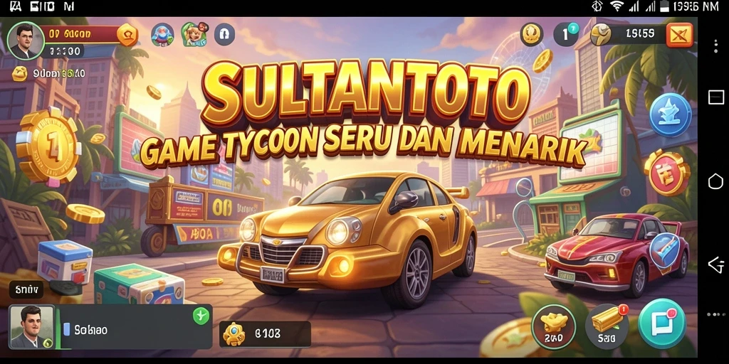Screenshot gameplay SULTANTOTO menampilkan suasana seru dalam membangun empire Tycoon.