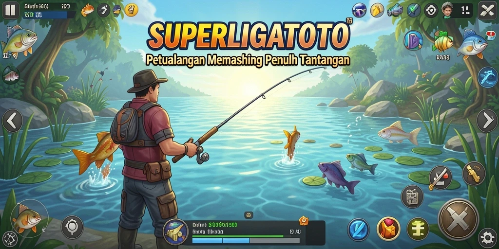 Tangkapan ikan besar di SUPERLIGATOTO saat sesi memancing.
