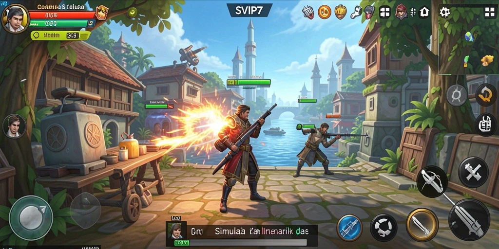 Screenshot SVIP7 menampilkan gameplay simulasi yang seru dan interaktif.