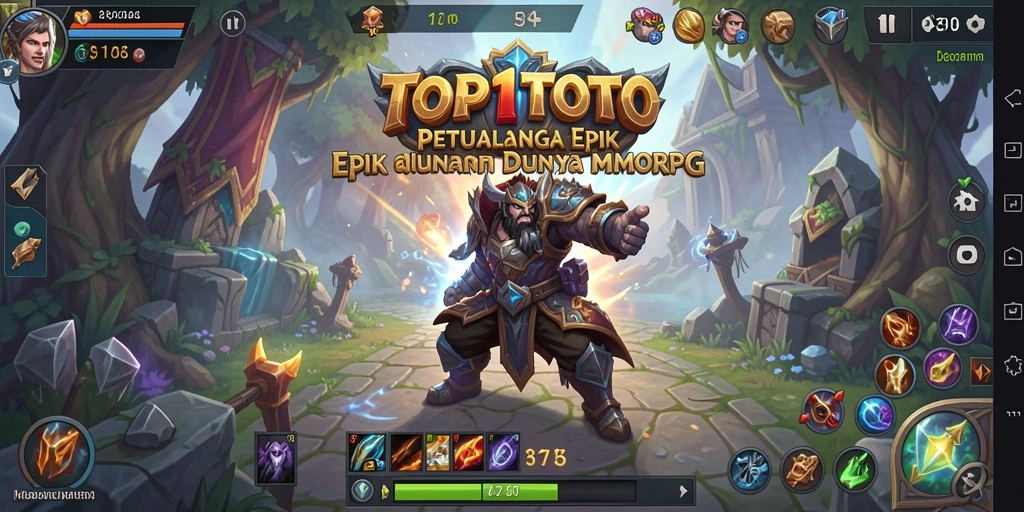 Tampilan gameplay yang menarik di dalam dunia TOP1TOTO.