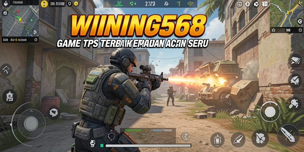 Tampilan gameplay seru dari WINNING568 dengan aksi tembak-menembak intens.