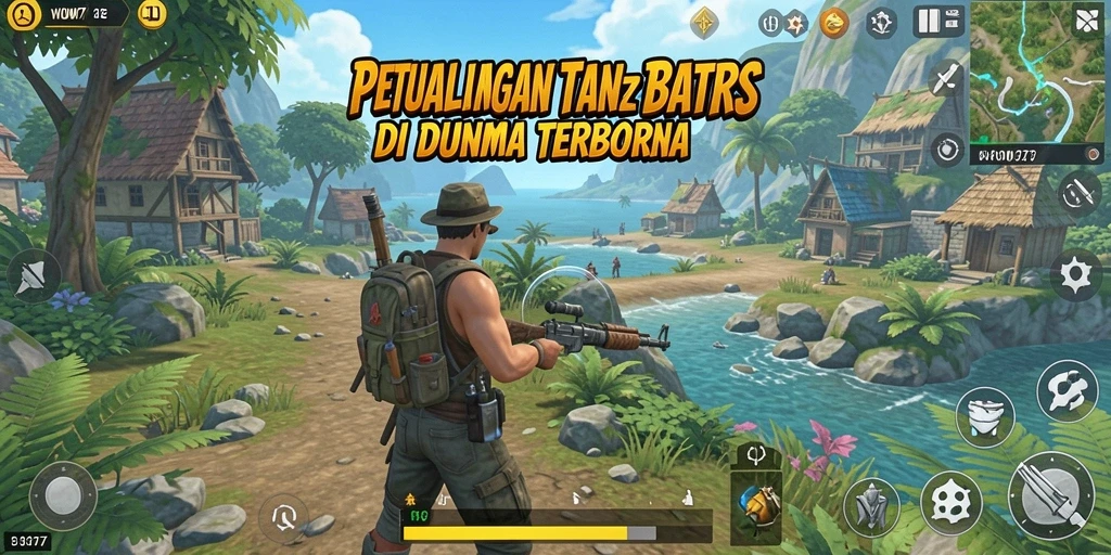 Tampilan gameplay Open World yang memukau di WOW77.